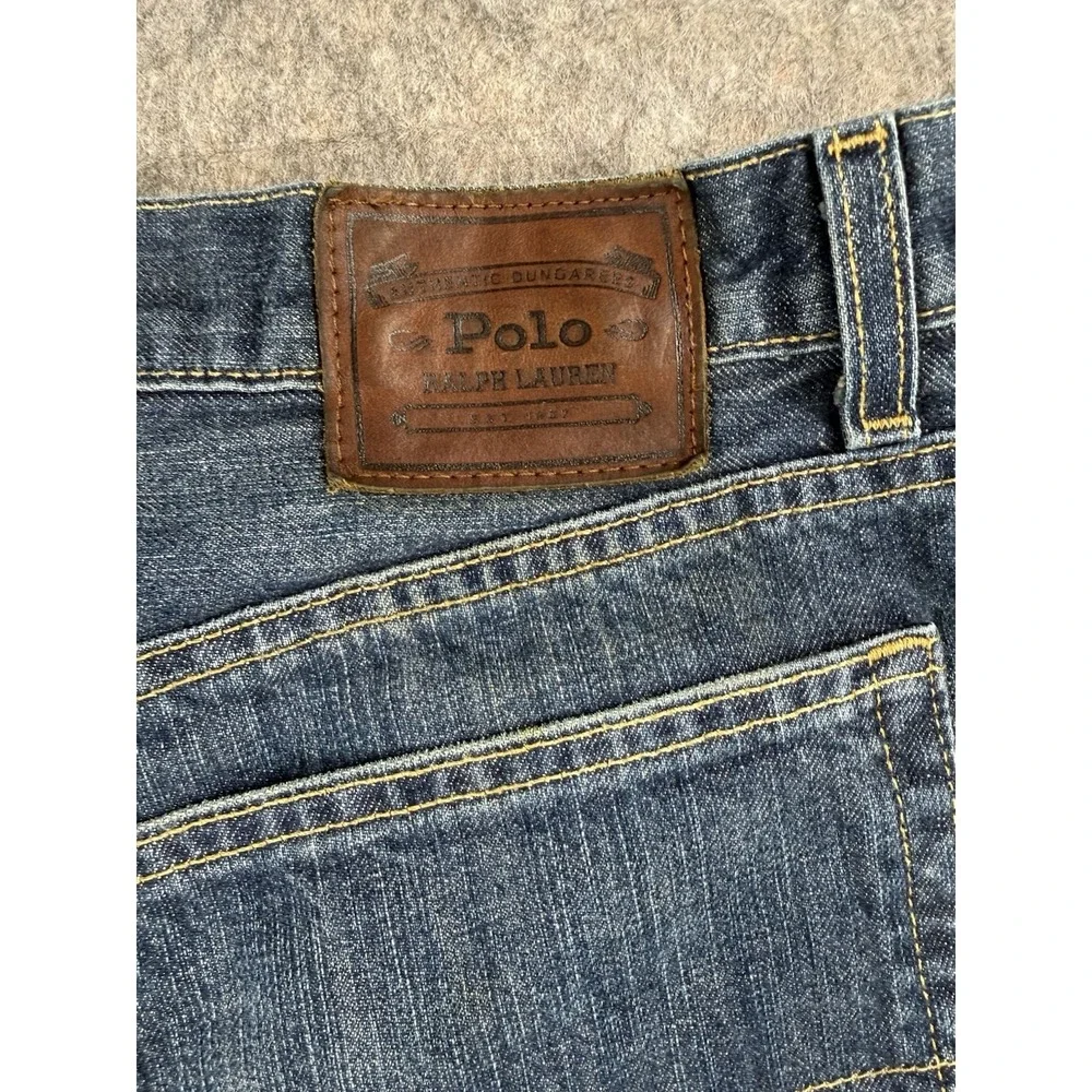 Polo Ralph Lauren Classic Jeans Mens 32x32‎ Blue Dark Wash Straight Leg